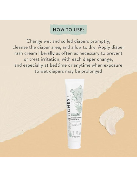 Paquete de Ungüento Sanador y Crema para Erupciones The Honest Company 142g + 71g