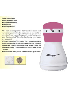 Calentador de Agua Instantáneo Eléctrico Aliewin 5400W 110V 2