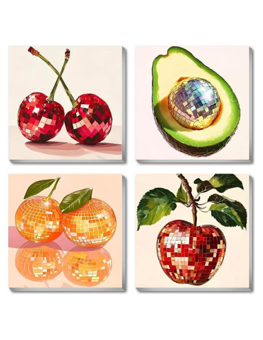 Kit de Pintura por Números Canrichshop 20x20 cm 4 Patrones