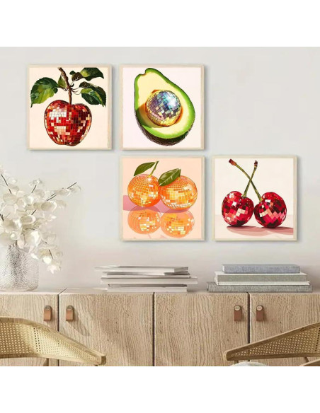 Kit de Pintura por Números Canrichshop 20x20 cm 4 Patrones