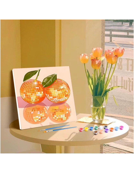 Kit de Pintura por Números Canrichshop 20x20 cm 4 Patrones