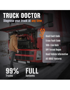 Escáner de Camiones ANCEL HD100 Pro Bluetooth DPF Diésel 2