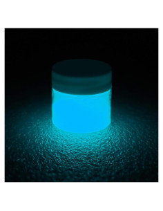 Pintura Acrílica GLO Effex 1 oz Aqua Neutro Brilla en la Oscuridad