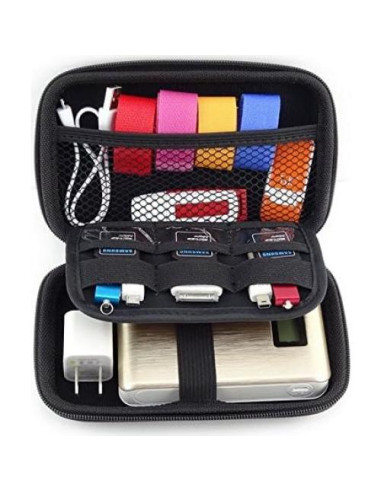 Estuche de viaje duro Cecety para suministros de diabetes Azul