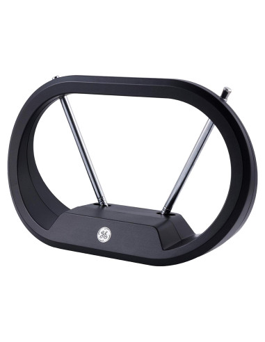 Antena de TV Interior GE Modern Loop 4K HD VHF UHF 33675