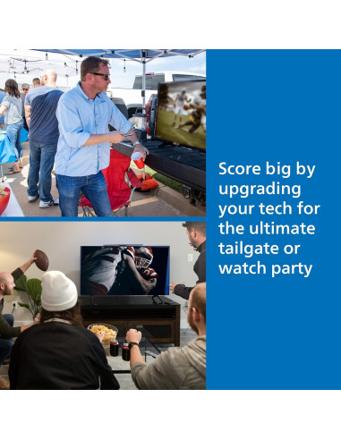 Antena de TV Interior GE Modern Loop 4K HD VHF UHF 33675