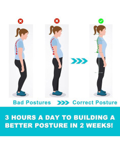 Corrector de Postura ACCUBIO Ajustable para Espalda y Clavícula 2