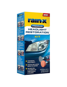 Kit de Restauración de Faros Rain-X 610153 - Limpiador y Pulidor