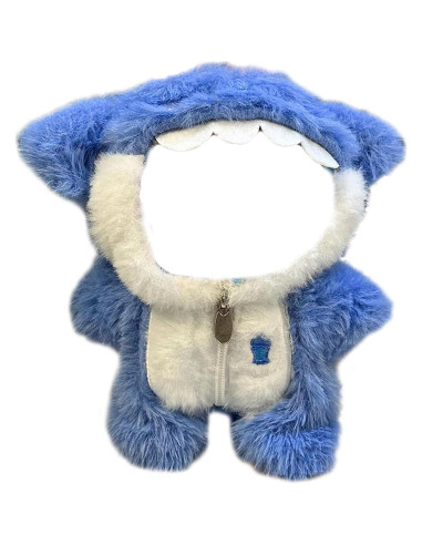 Disfraz de Tiburón para Muñeca 17cm - Atuendo Hecho a Mano