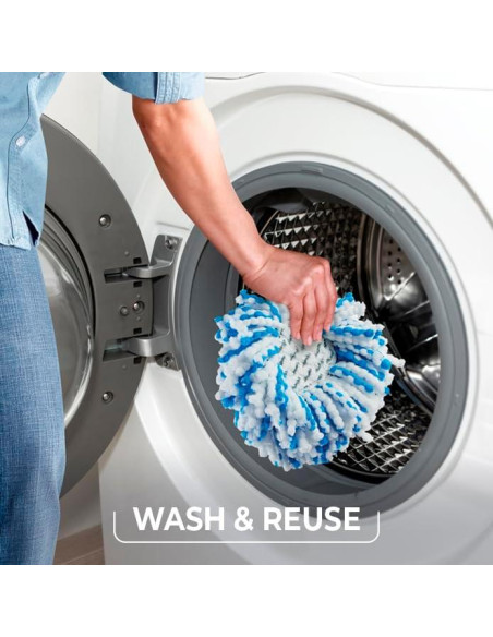 Cabezal de Mopa O-Cedar RinseClean Deep Clean 1-Pack Microfibra