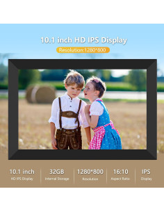 Marco de Fotos Digital YENOCK 10.1" WiFi 32GB Pantalla Táctil 2