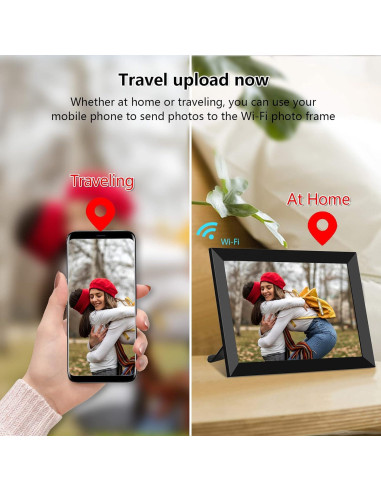 Marco de Fotos Digital YENOCK 10.1" WiFi 32GB Pantalla Táctil