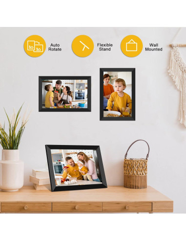 Marco de Fotos Digital YENOCK 10.1" WiFi 32GB Pantalla Táctil