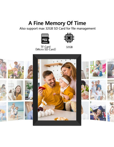 Marco de Fotos Digital YENOCK 10.1" WiFi 32GB Pantalla Táctil