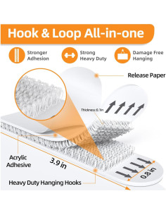 Tiras Adhesivas para Colgar Cuadros Summerbrite XL - 32 Unidades 2