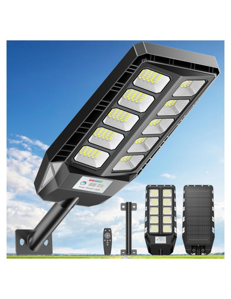 Luces Solares Deepn para Exteriores IP66 con Sensor y Control Remoto
