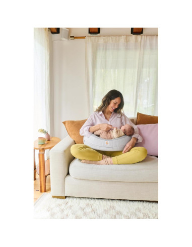 Almohada de Lactancia Ergobaby Natural Curve Gris