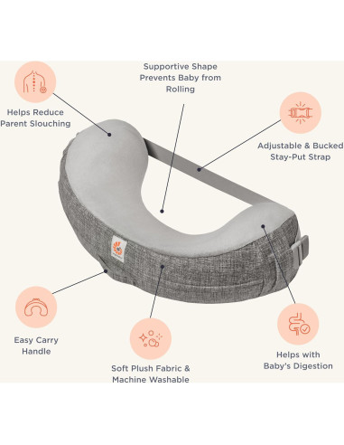 Almohada de Lactancia Ergobaby Natural Curve Gris