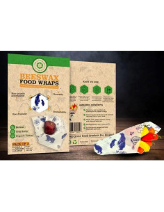 Envolturas de Cera de Abeja EMPRESA PURA Y SOSTENIBLE - 3 Piezas 2