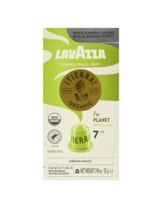 Cápsulas de Café Lavazza Tierra Orgánico 100% Arábica 10 Unidades