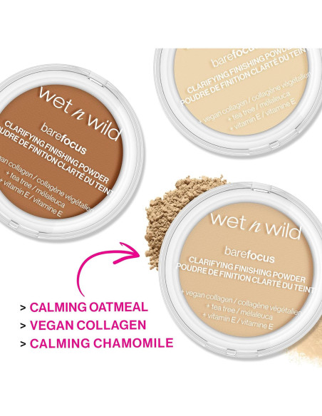 Polvo Acabado Aclarador Mate Wet n Wild 30g Claro-Claro