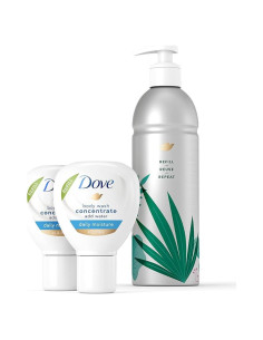 Kit de Jabón Corporal Dove con Botella Reutilizable 4 FL OZ