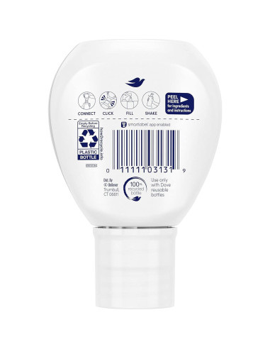 Kit de Jabón Corporal Dove con Botella Reutilizable 4 FL OZ