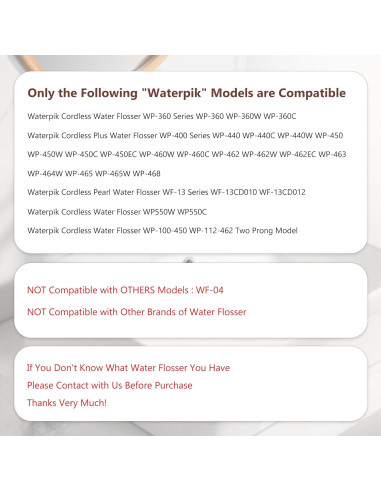 Cable de Carga USB Waterpik 1.8m 3V Compatible WP360 WP440