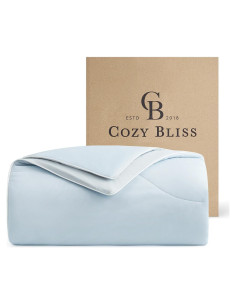 Confortador Doble Cara Cozy Bliss Individual Azul Frío 1.98 kg