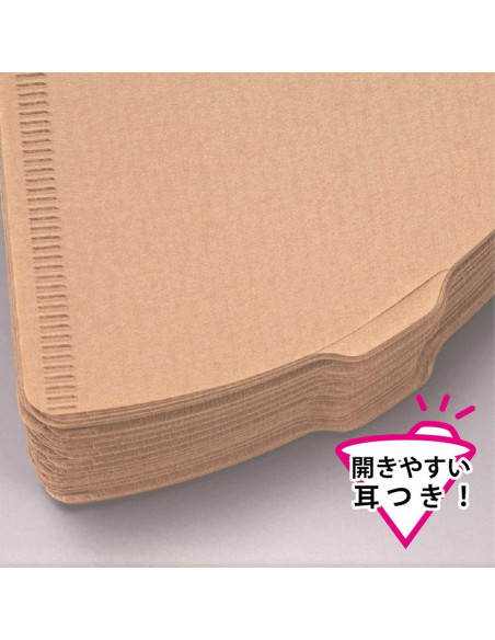 Filtros de papel Hario V60 sin blanquear 500 hojas 1-2 tazas