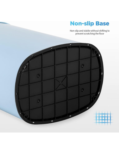 Bote de Basura Mueble de América 49L con Sensor Infrarrojo Negro