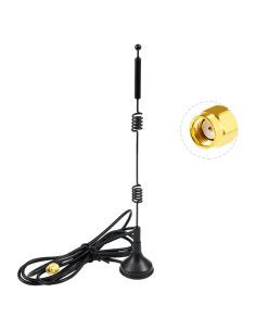 Antena WiFi Doble Banda 12dBi POBADY 1.5m RP-SMA Omnidireccional