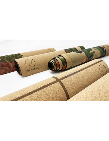 Alfombrilla de Yoga de Corcho My Virasana Antideslizante 182x66cm