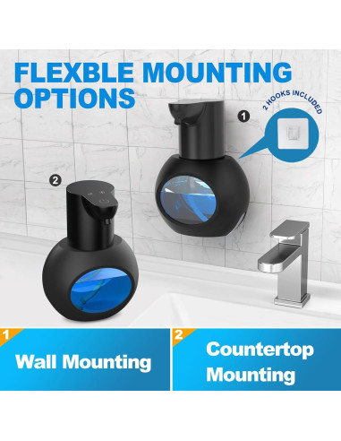 Dispensador Automático de Jabón Espumoso Aijialida 420ml Sin Contacto