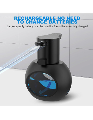 Dispensador Automático de Jabón Espumoso Aijialida 420ml Sin Contacto