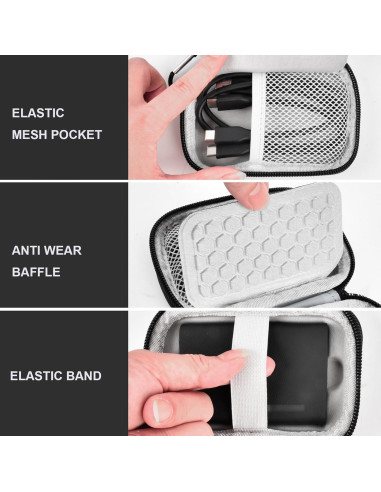 Funda de Viaje para SSD Samsung T9/T7 4TB 2TB 1TB USB 3.2