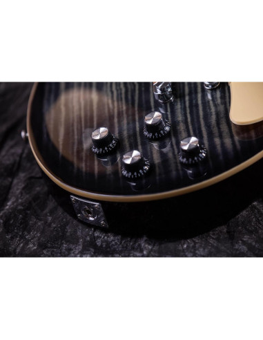Guitarra Eléctrica Grote LPYS-006 Cuerpo Sólido Negro