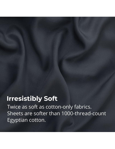 Juego de Sábanas Cariloha Aloha Soft 4 Piezas Reina Azul Cabo