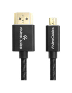 Cable HDMI 2.1 Micro a HDMI Cables de Alvin 8K 60Hz 70cm