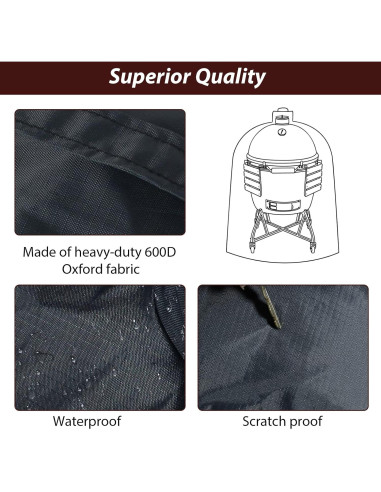 Funda Impermeable KAMaster para Parrilla Kamado 66 cm