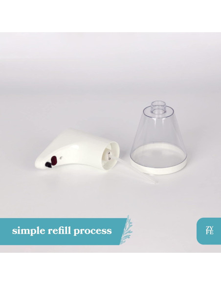 Dispensador de Jabón Automático ZYFE Oasis 0.47L Blanco