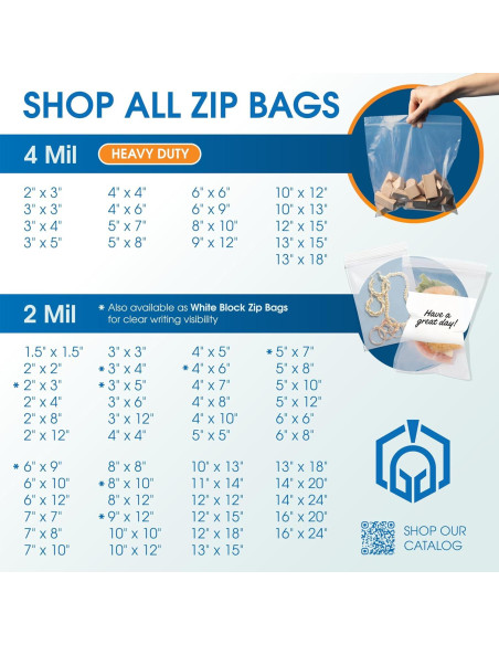 Bolsas de Plástico Re sellables Spartan Industrial 2x3" 1000 Unidades