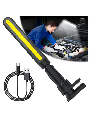 Luz de Trabajo LED Recargable GODENBA 1200LM Magnética 2200mAh