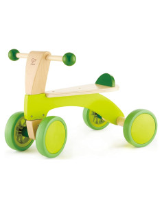 Bicicleta de empuje de madera Hape E0101 verde para niños