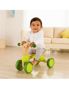 Bicicleta de empuje de madera Hape E0101 verde para niños 2