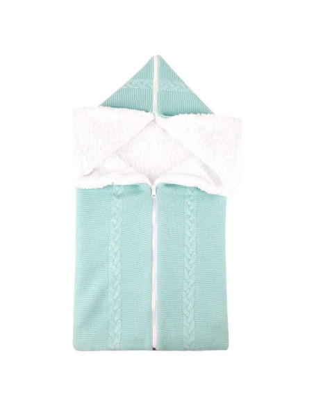 Manta de Envolver para Bebé Lekad Verde 75x75cm Transpirable