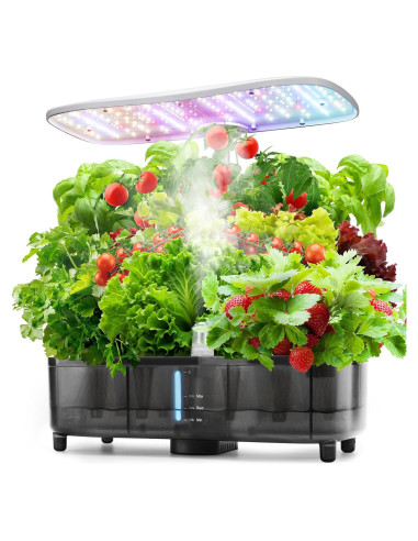 Sistema Hidropónico LED Kingsyard 48W Jardín Interior 5L