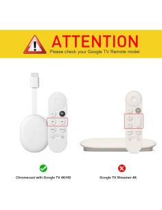 Funda Protectora Fintie para Control Remoto Chromecast Negro 2