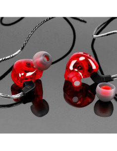 Auriculares In-Ear UrbanX ix2 Pro Rojo con Micrófono y Control 2