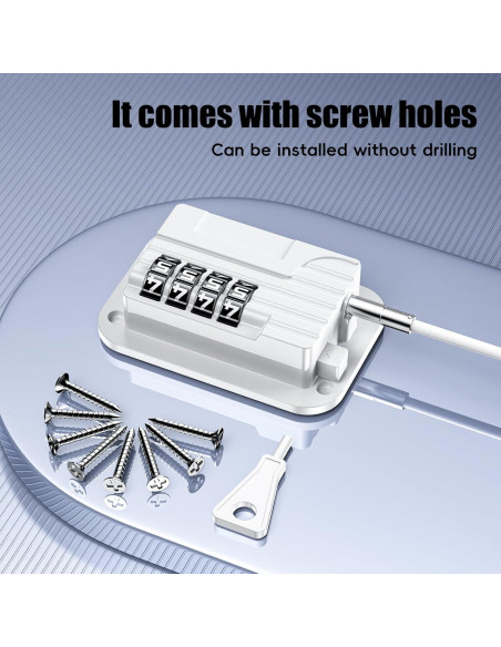 Cerradura de Refrigerador con Contraseña 4 Códigos Autoadhesiva Cerradura de Refrigerador con Contraseña 4 Códigos Autoadhesiva